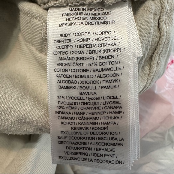 Polo Ralph Lauren Jeans Mens 42x32 Varick Slim Fit Straight Hemp Denim Grey Zip - Picture 16 of 16